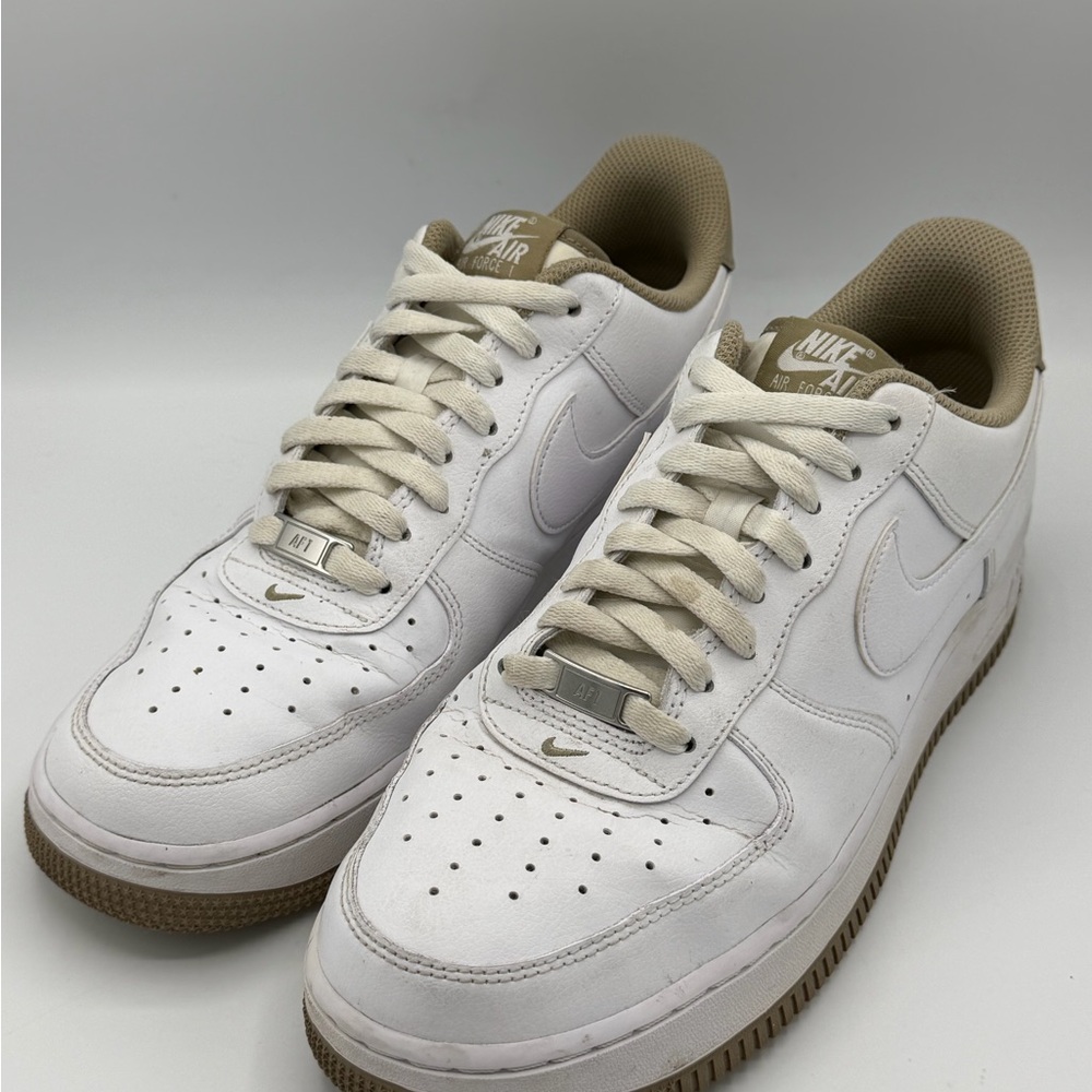 Nike Air Force 1 '07 LV8 White Taupe Sneakers DR9861-100 Men’s Size 10